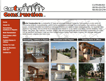 Tablet Screenshot of carterconstructioninc.net